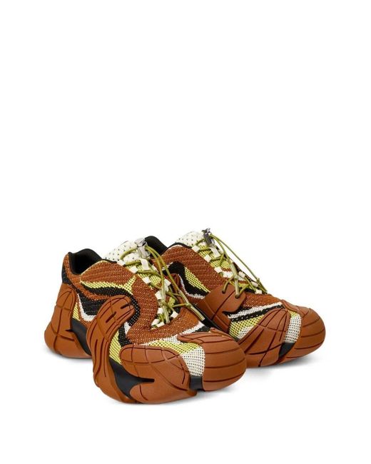 CAMPERLAB Brown "Mesh Fax" Sneakers Shoes