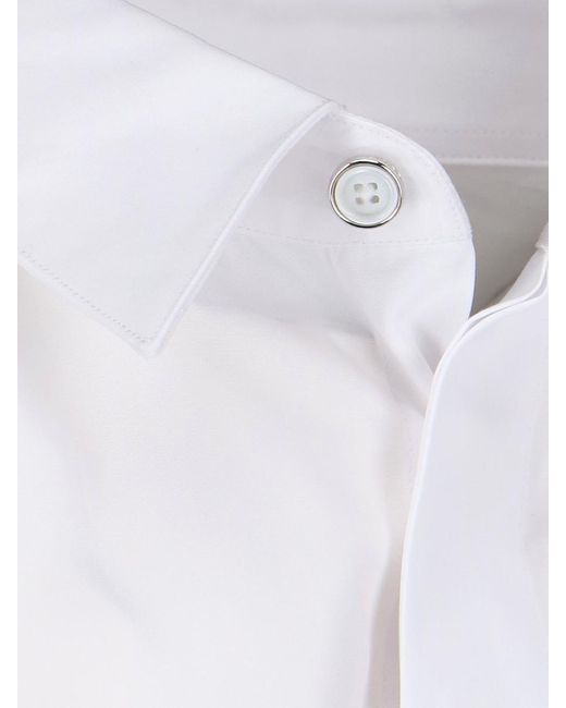 Givenchy White 4g Cotton Shirt for men