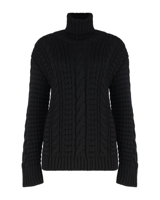 Moncler Genius Black 4 Moncler Edward Enninful - Virgin-wool Turtleneck Sweater