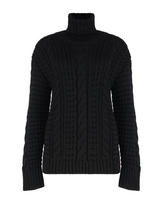 Moncler Genius Black 4 Moncler Edward Enninful - Virgin-wool Turtleneck Sweater