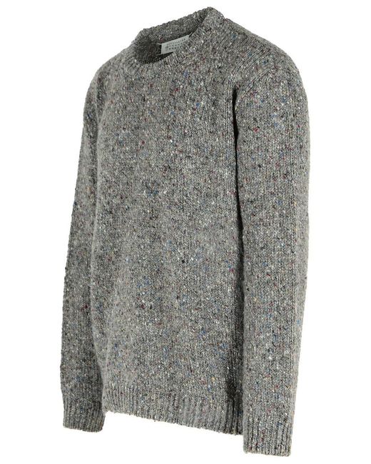 Maison Margiela Gray Virgin Wool Sweater for men