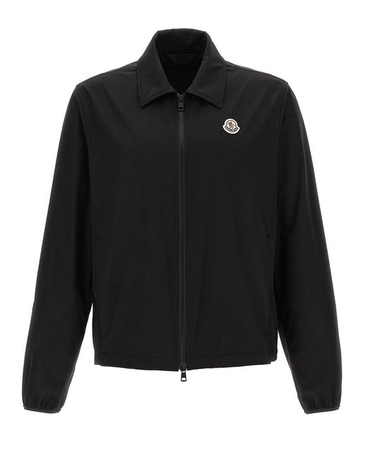 Moncler Black 'Evandro' Anorak for men