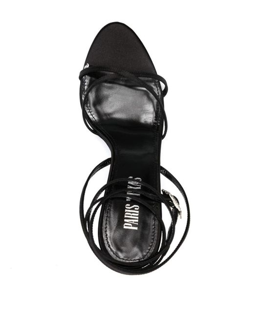 Paris Texas Black Liz 105mm Sandals
