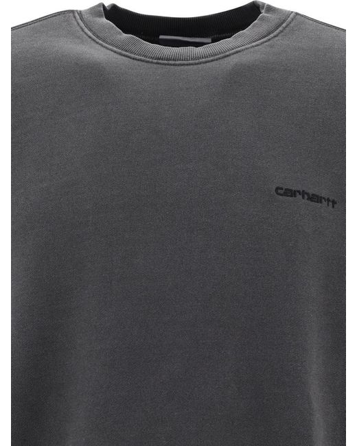 Carhartt Gray "Duster Script" Sweatshirt for men