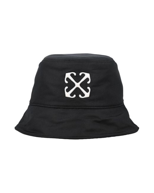 Off-White c/o Virgil Abloh Black Off- Arrow Bucket Hat for men