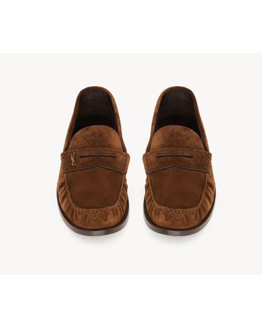 Saint Laurent Black Flat Shoes for men
