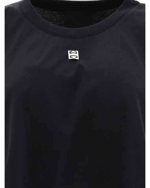 Givenchy Black Cropped T-shirt