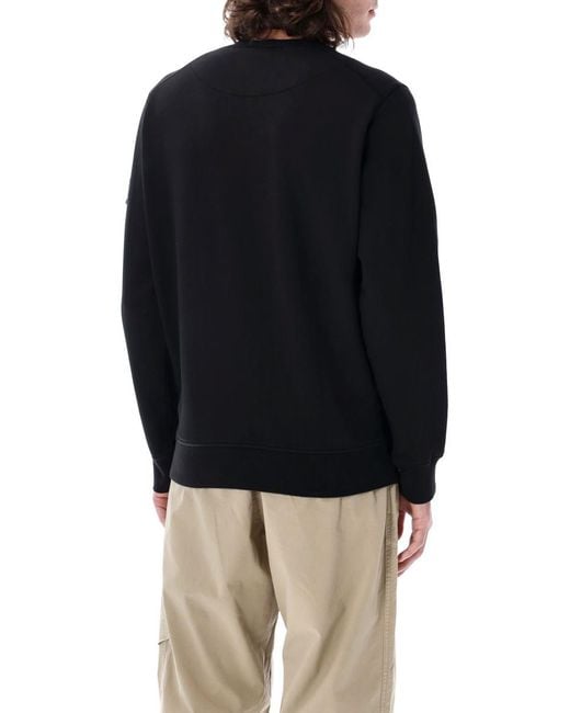 Stone Island Black Crewneck Classic for men