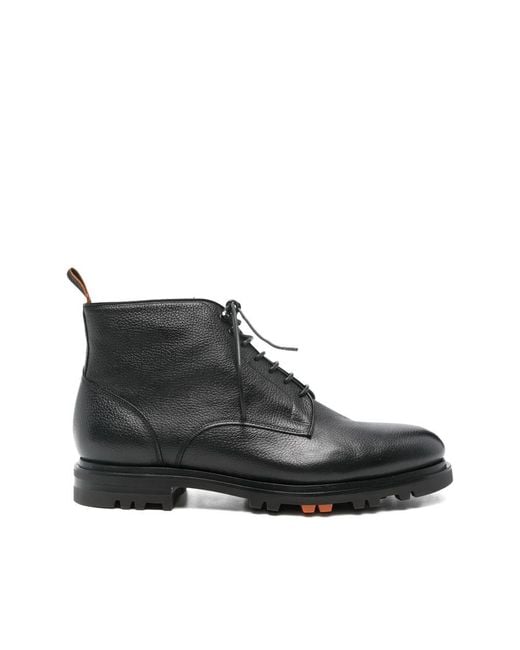 Yoox Chaussures Homme Santoni Santoni Shoes In Black For Men Lyst UK