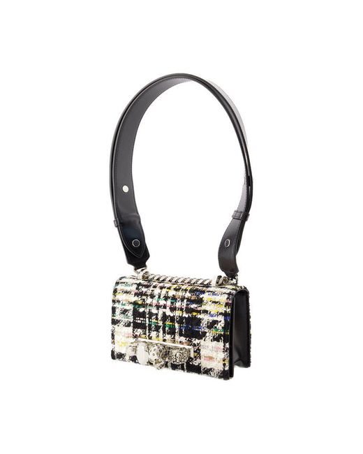 Alexander McQueen Black Jewell Satchel Mini Bag