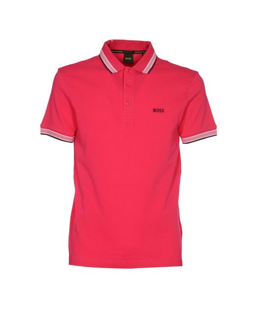 Boss Pink T-Shirts And Polos for men