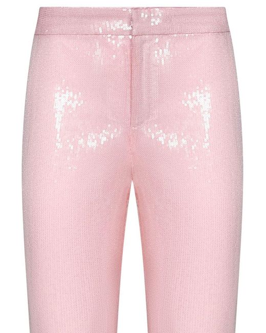 ROTATE BIRGER CHRISTENSEN Pink Trousers