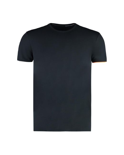 Rrd Black Cotton Blend T-Shirt for men
