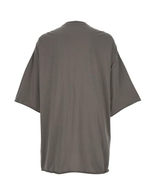 Rick Owens Gray 'Tommy T' Oversized T-Shirt for men