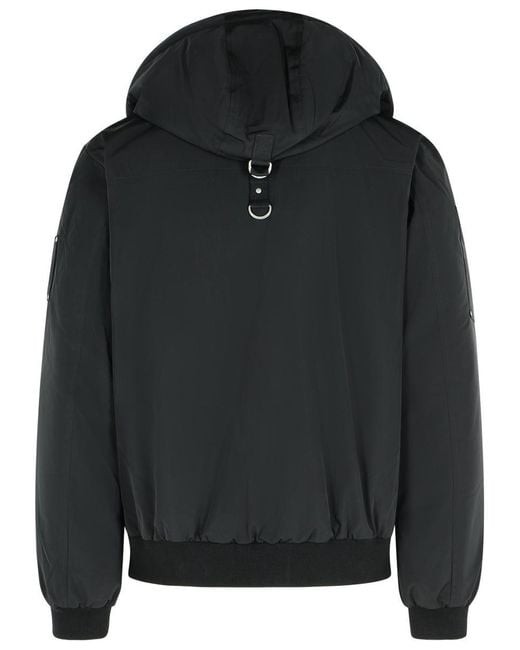 Moose Knuckles Black Polyester Jacket for men