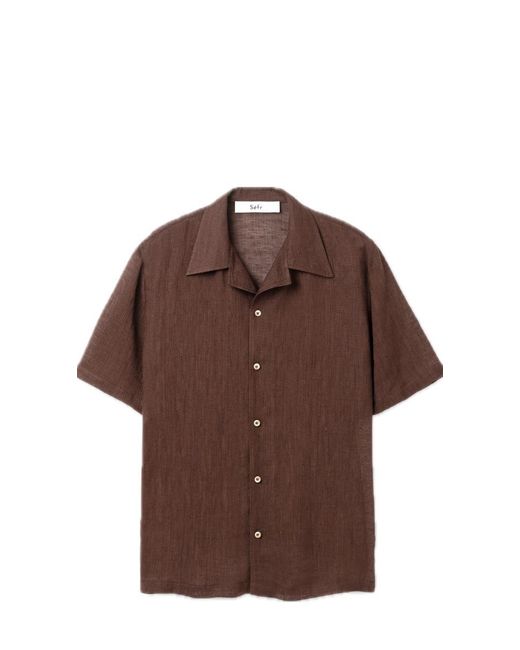 Séfr Brown Dalian Shirt for men