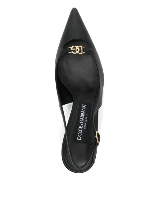 Dolce & Gabbana Black Slingback "Lollo"