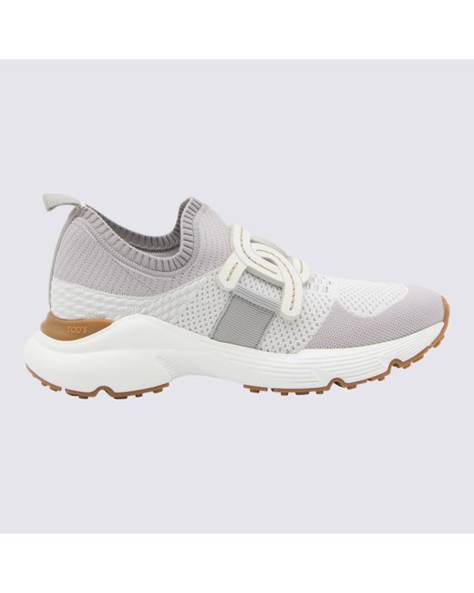 Tod's White And Leather Kate Sneakers
