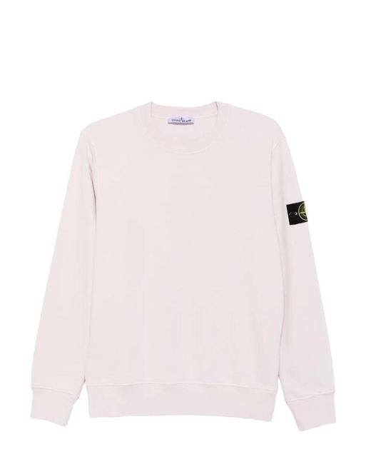 Stone Island Pink Sweaters for men