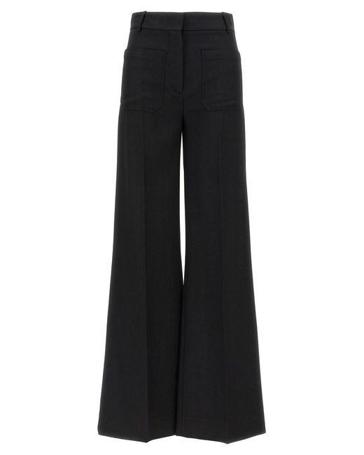 Victoria Beckham Black Alina Trousers