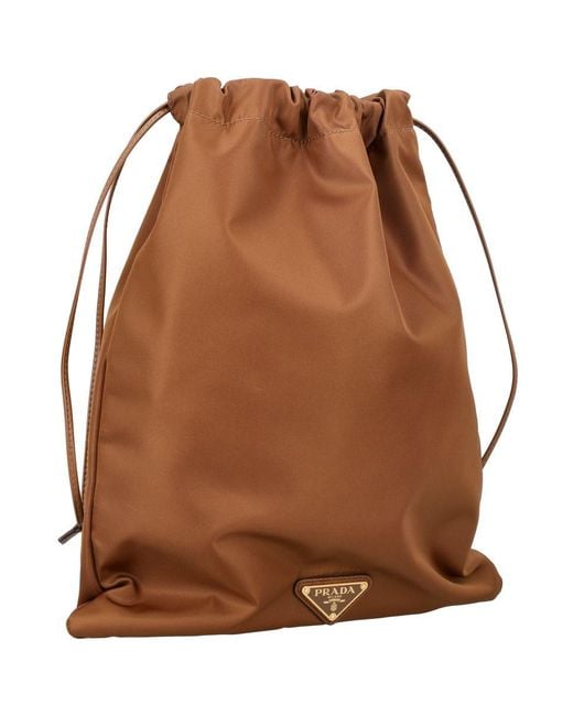 Prada Brown Re-nylon Pouch