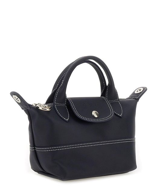 Longchamp Blue Le Pliage Xs Handle Bag