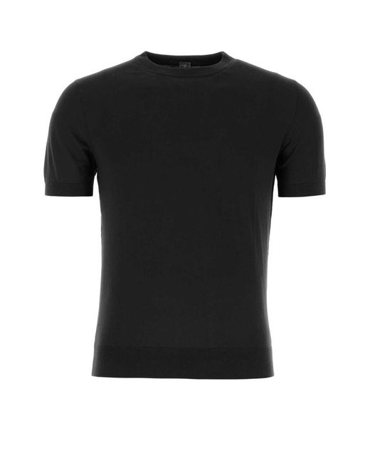 Fedeli Black T-Shirt for men
