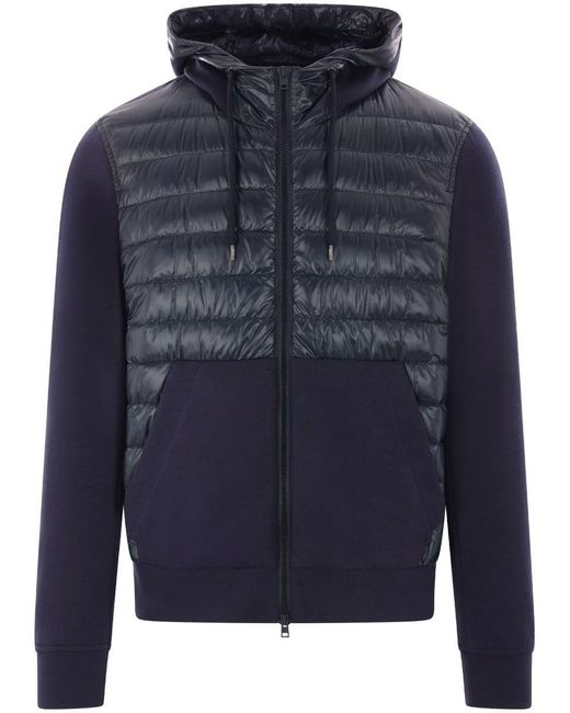 Herno Blue Short Down Jacket for men