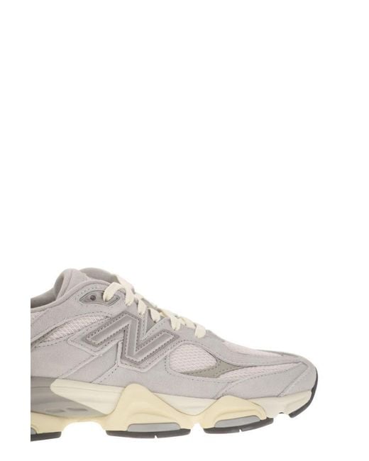 New Balance White 9060 - Sneakers