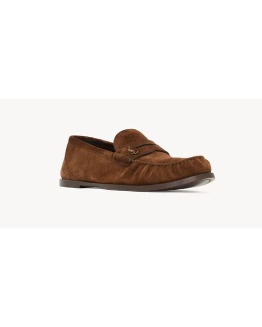 Saint Laurent Black Flat Shoes for men