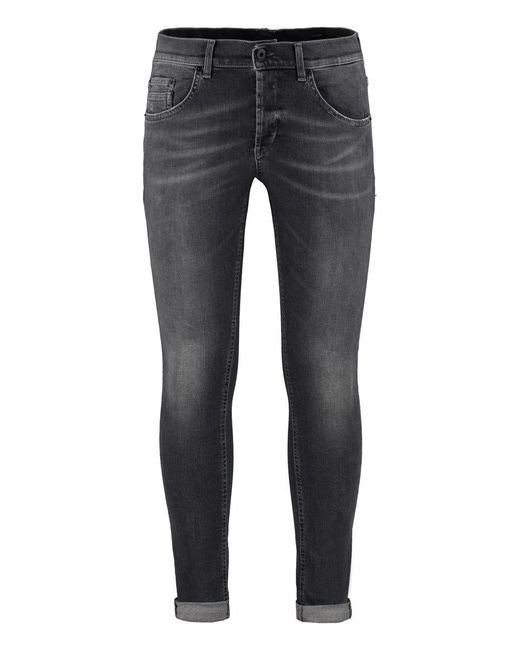 Dondup Ritchie Skinny Jeans in Gray for Men | Lyst