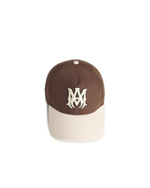 Amiri Brown Cotton Hat for men
