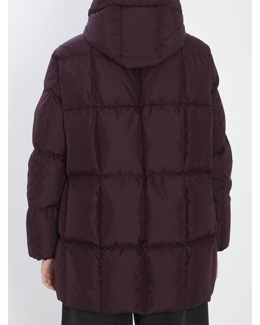 Moncler Purple Darbon Puffer Jacket