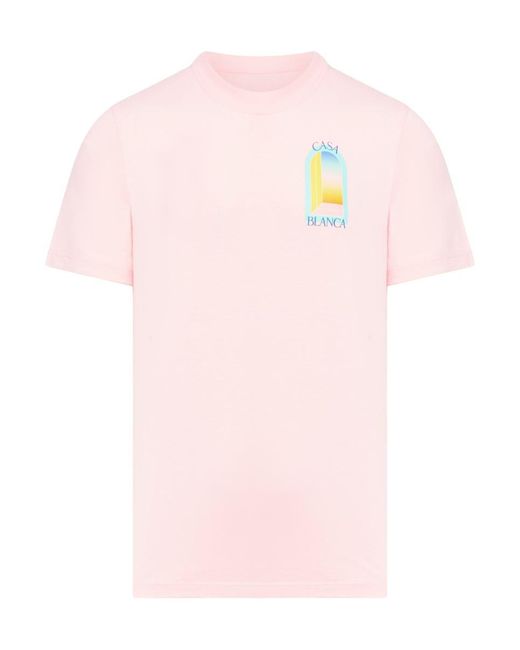 Casablancabrand Pink T-Shirts for men