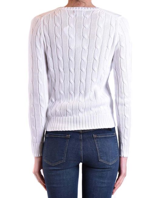 Polo Ralph Lauren White Kimberly Sweater