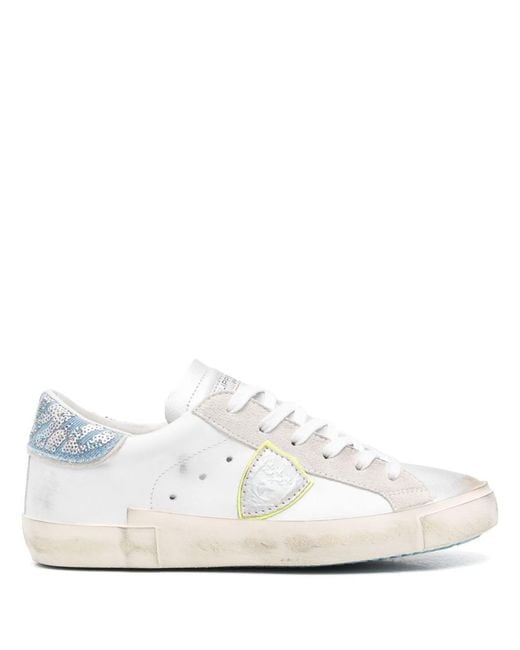 Philippe Model White 'Prsx' Sneakers