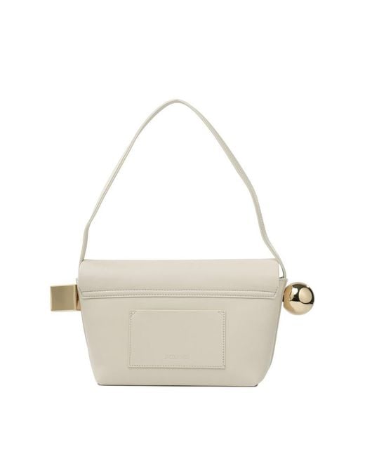 Jacquemus White "Rond Carré" Shoulder Bag