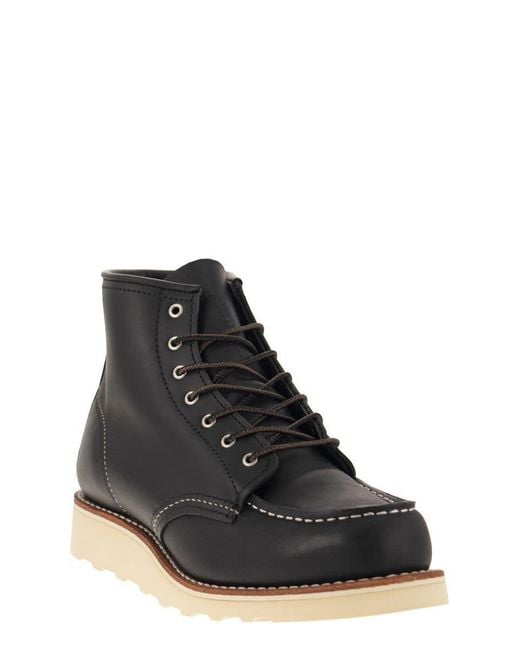 Red Wing Black Classic Moc