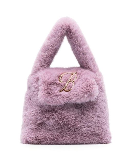 Blumarine Bag With Logo in Purple | Lyst