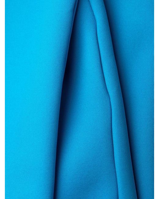 Off-White c/o Virgil Abloh Blue Sleek Side-split leggings