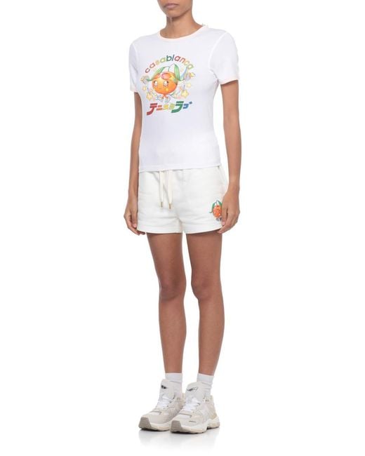 Casablanca White T-Shirts And Polos