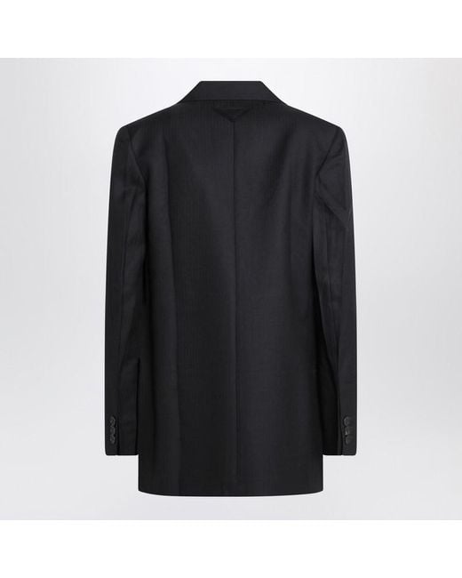 Prada Black Single-Breasted Jacket
