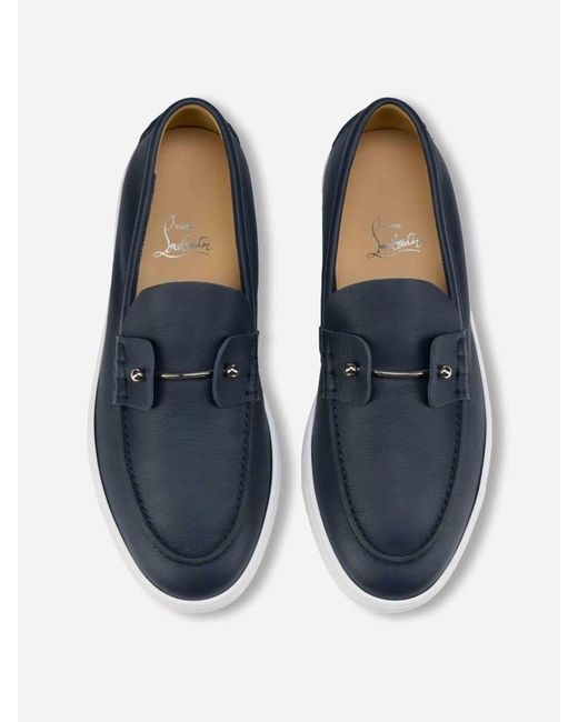 Christian Louboutin Blue Chamberlain Loafers for men