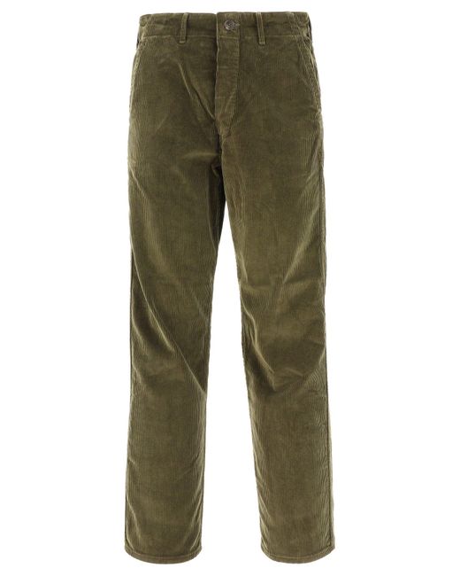 Orslow Corduroy Trousers in Green for 