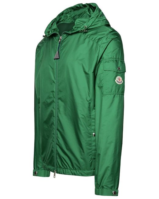 Moncler Green 'Etiache' Polyamide Jacket for men