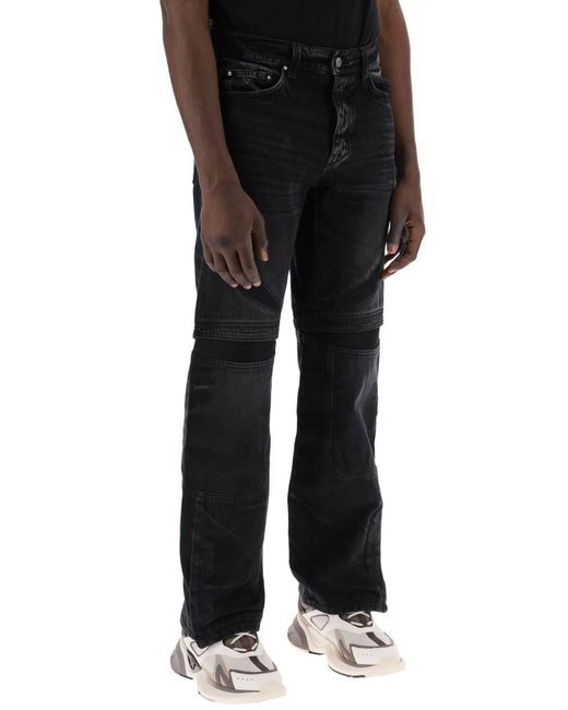 Amiri Blue Mx-3 Jeans With Mesh Inserts for men