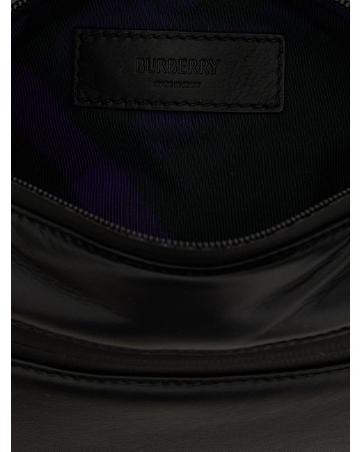 Burberry Black Shield Crossbody Bags for men