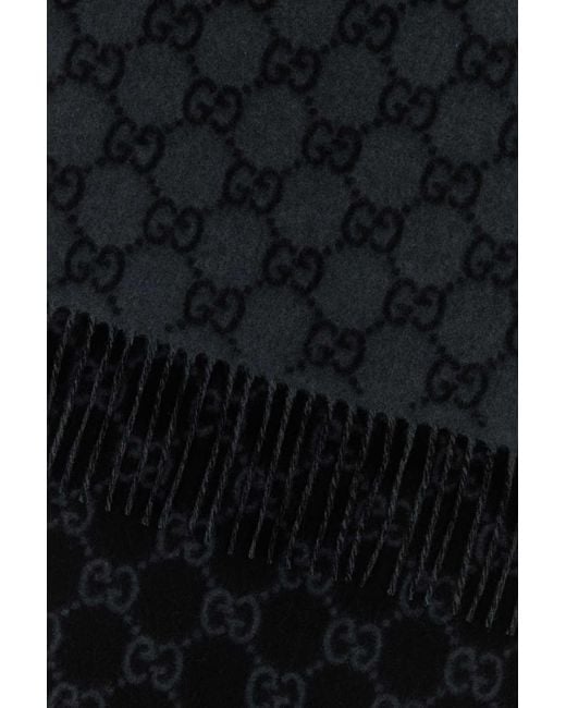 Gucci Black Scarves And Foulards for men