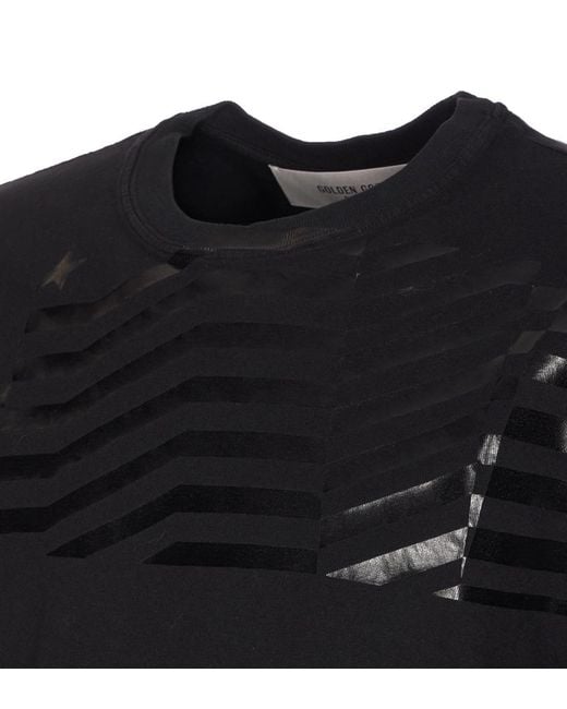 Golden Goose Deluxe Brand Black T-Shirts And Polos for men