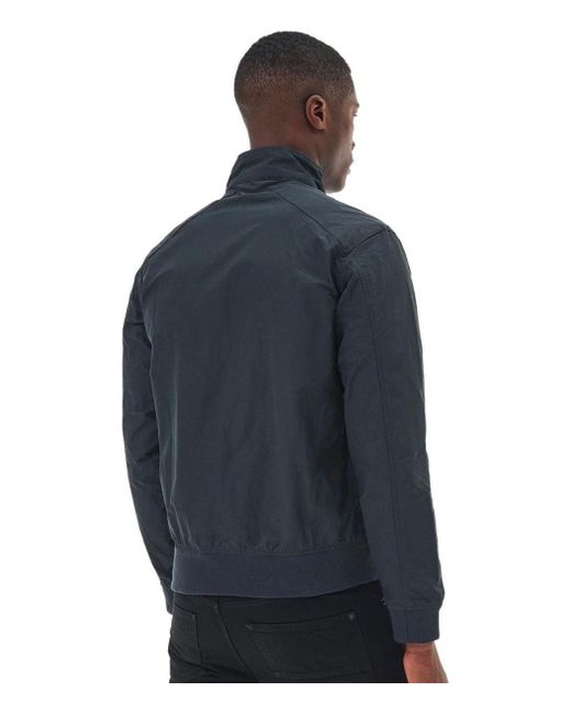 Barbour Black International Rectifier Harrington Blue Jacket for men